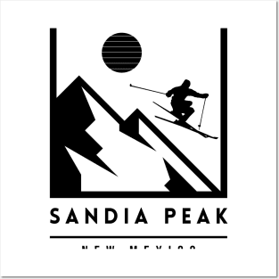 Sandia Peak ski New Mexico USA Posters and Art